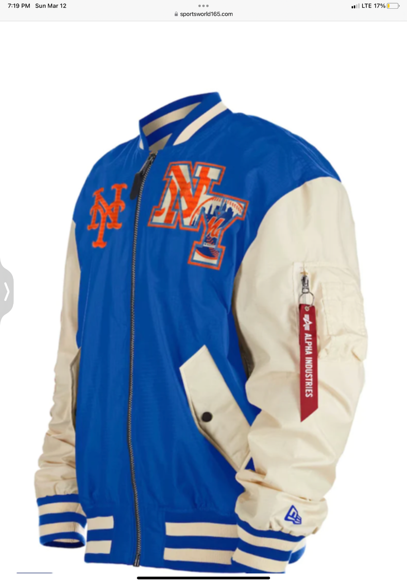 ウェア MLB X ALPHA INDUSTRIES X NEW ERA JACKET MENS NEW ERA X ALPHA INDUSTRIES NEW YORK METS MLB REVERSIBLE