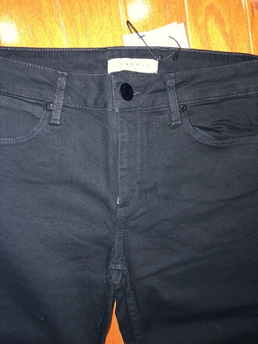NWT $315 SANDRO Pacific flared boot cut mid-rise black jeans denim pants FR40 30 - Picture 10 of 12