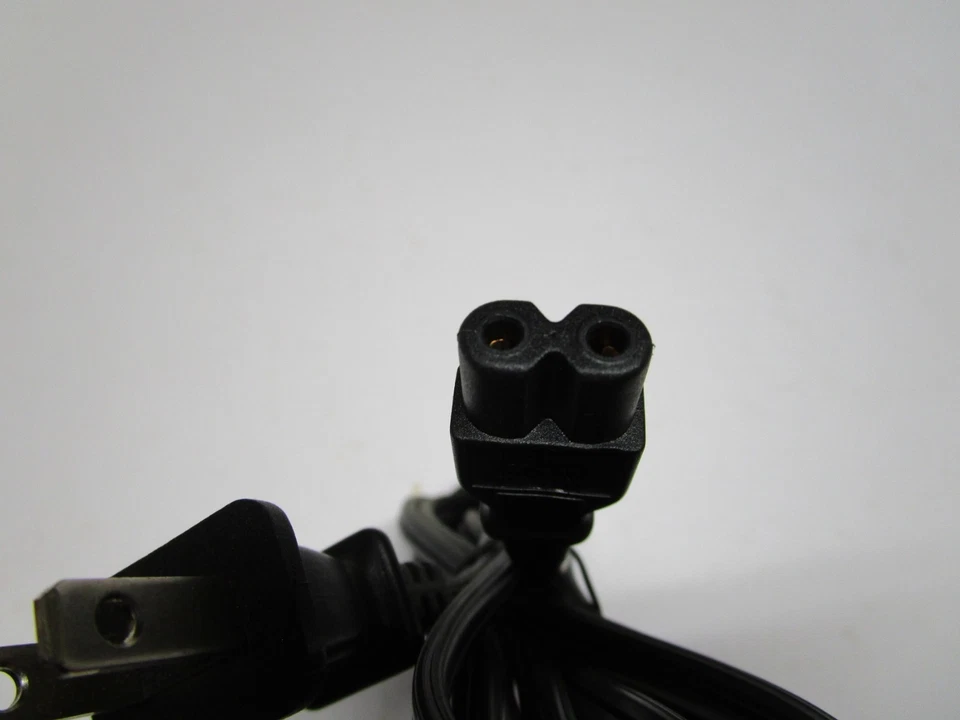 6Ft 2 Prong Non-Polarized Figure 8 Power Cord Cable Vizio Sharp Sanyo Emerson TV - Image 4 of 4