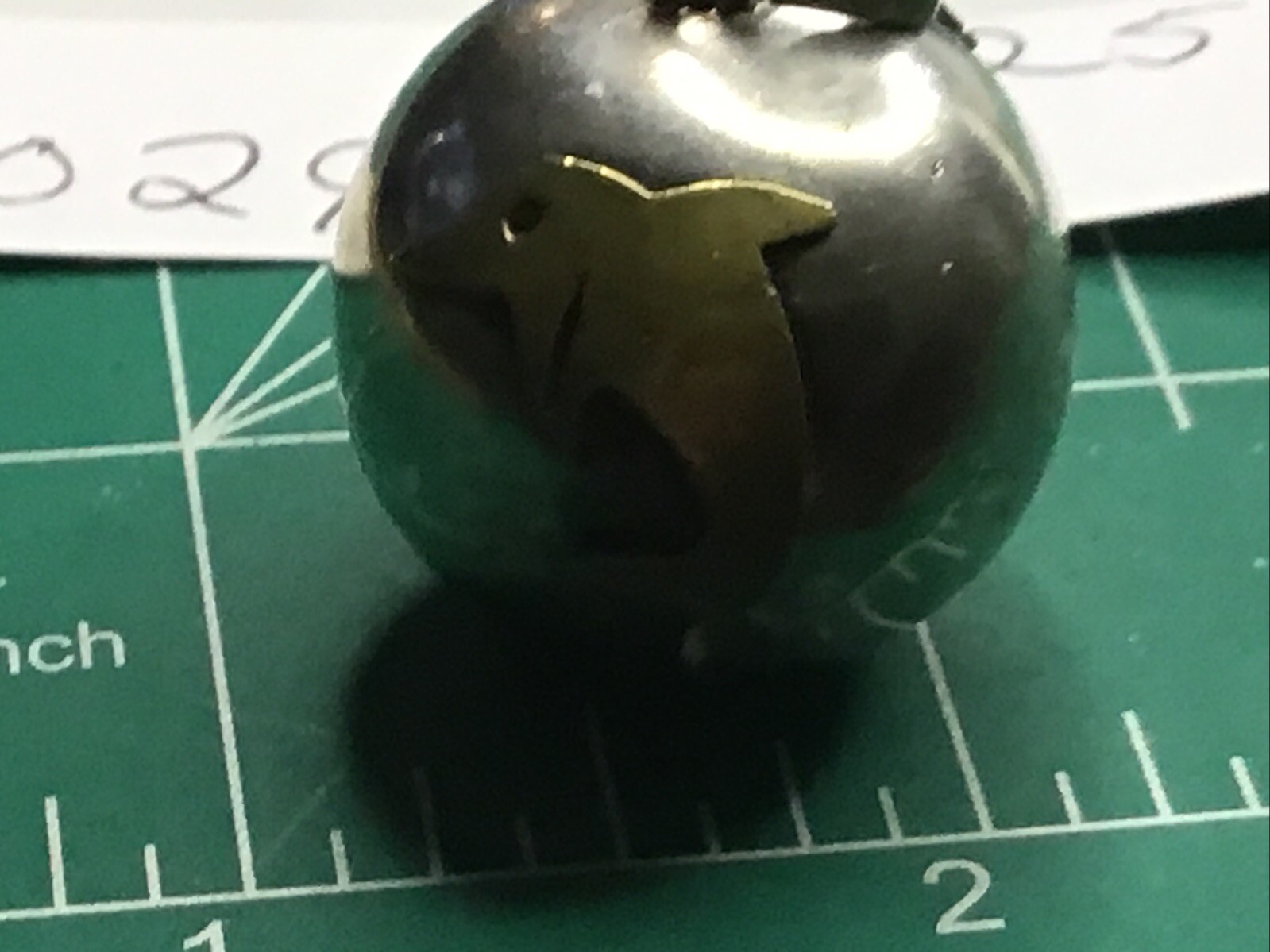 Solid Sterling Silver 3D Dolphin Chime Pendant Ji… - image 3