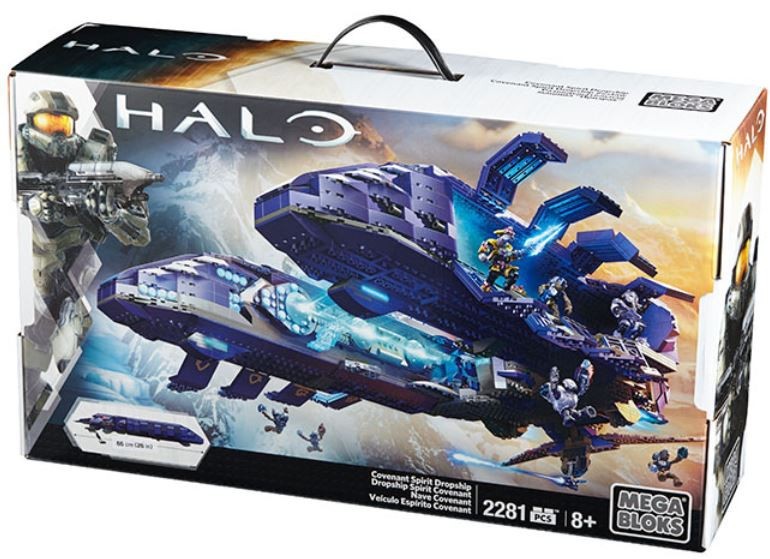Mega Bloks Halo Covenant espíritu Dropship exclusivo Set 31847 Mega Bloks Halo Covenant espíritu Dropship exclusivo Set 31847