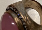 Rivka Friedman round faceted pink Crystal Quartz  cocktail ring. — photo 8