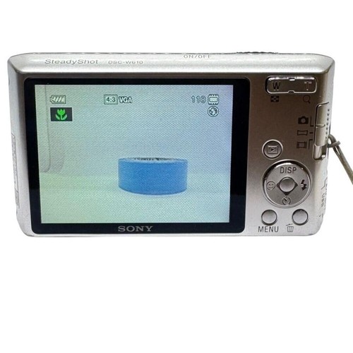 Sony Cyber Shot DSC-W610 Digital Camera Built-in Flash Smile Detection Silver - Picture 3 of 12