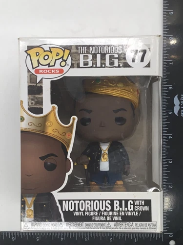 Funko Pop! Rocks: The Notorious B.I.G. with Crown #77 Vinyl Figure G03
