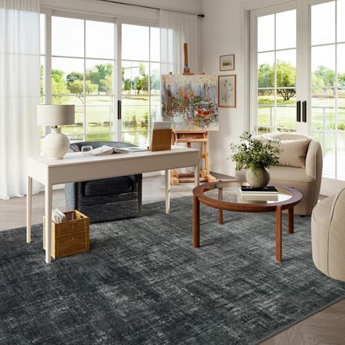 8x10 Area Rugs for Living Room,Boho Rugs for Bedroom Soft 8' x 10' Black - Picture 7 of 7
