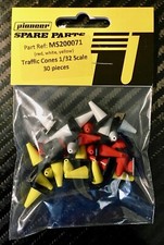 NEW Pioneer Pack of 30 Traffic Cones Pre-Decorated 1/32 Slot Car