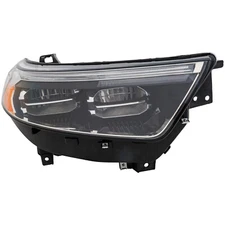 Headlight for 2020-2023 Ford Explorer with Bulbs LED DRL Chrome Passenger Side