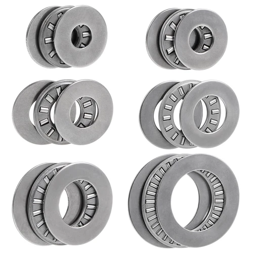 Thrust Ball Bearings Steel Pin Needle Roller Bearing Sealed 3 Part  6 Sizes