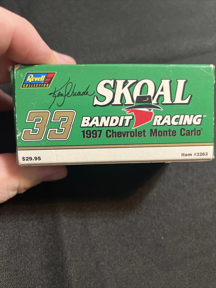 33 Ken Schrader 1997 Skoal Bandit Racing Chevrolet Monte Carlo 1:64 Scale Revell - Image 3 of 4