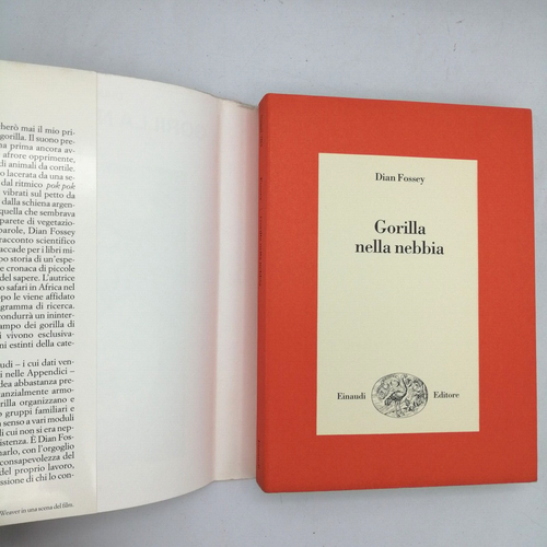 "GORILLA NELLA NEBBIA" Dian Fossey, Einaudi 1994 - 9788806134433 Prima edizione - Imagen 3 de 4