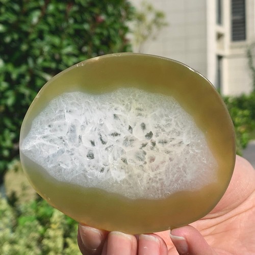 72G Natural and Beautiful Agate Geode Druzy Slice Extra Large Gemstone - Picture 22 of 24