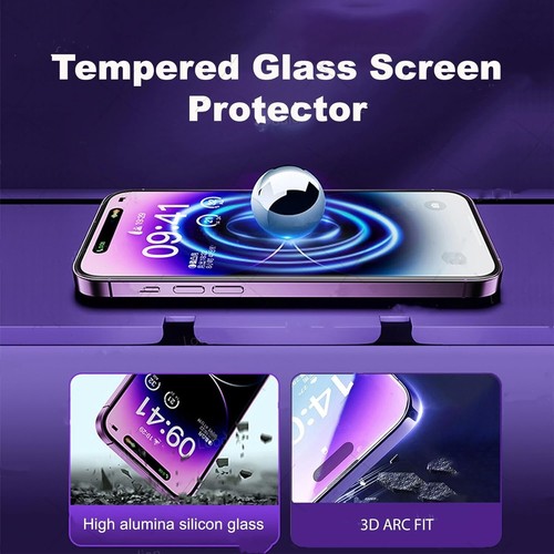 SmoothShield Szkło hartowane Ochrona ekranu z zapobieganiem zarysowaniom do iPhone 16/15 - Zdjęcie 5 z 13