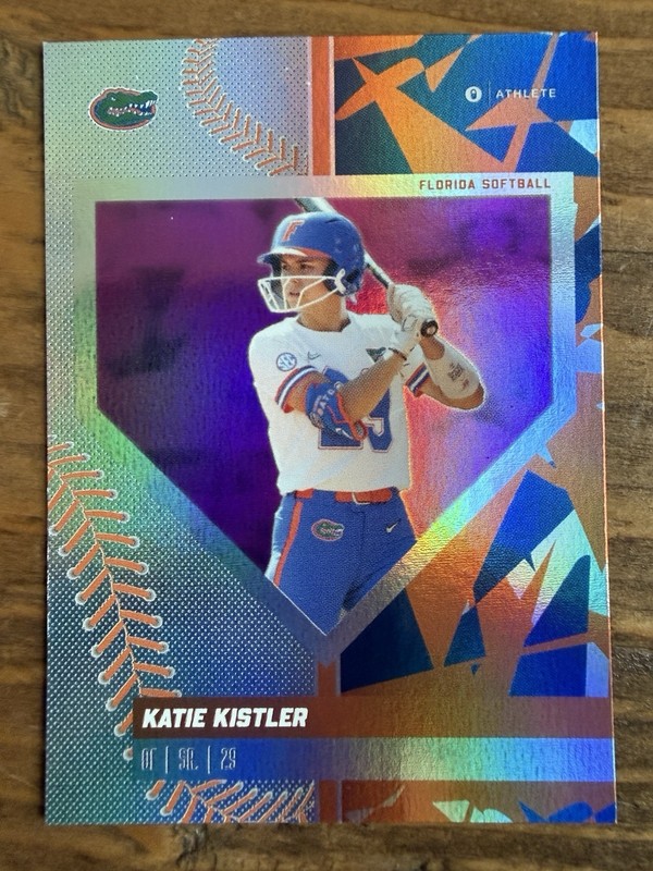 Katie Kistler 2024 Onit Athlete Florida Gators Softball Pink Holo Parallel