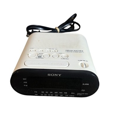 Sony ICF-C218 AM/FM Dream Machine Clock Radio Bedside Alarm Clock Radio TESTED