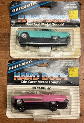Tootsietoy Hard Body Diecast Lot New In Package  53 Cadillac &  56 T-Bird