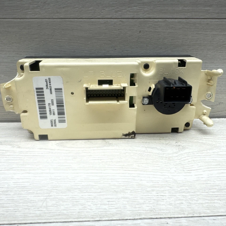 CHEVY SILVERADO TAHOE GMC CALENTADOR MANUAL CONTROL DE CLIMA 03-06 15084170 LEER DSC Foto 4 de 4