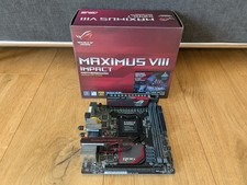 Asus ROG Maximus VIII Impact ITX Mainboard, Z170 (Sockel 1151) - Top Zustand