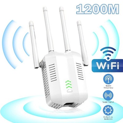 1200Mbit/s Wifi Range Extender Internet Router Wlan Repeater-Verstärker 5G/2.4G