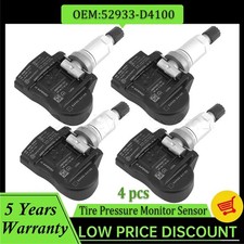 4X TPMS Tyre Pressure Sensor for HYUNDAI ELANTRA I30 IONIQ KONA KIA NIRO OPTIMA