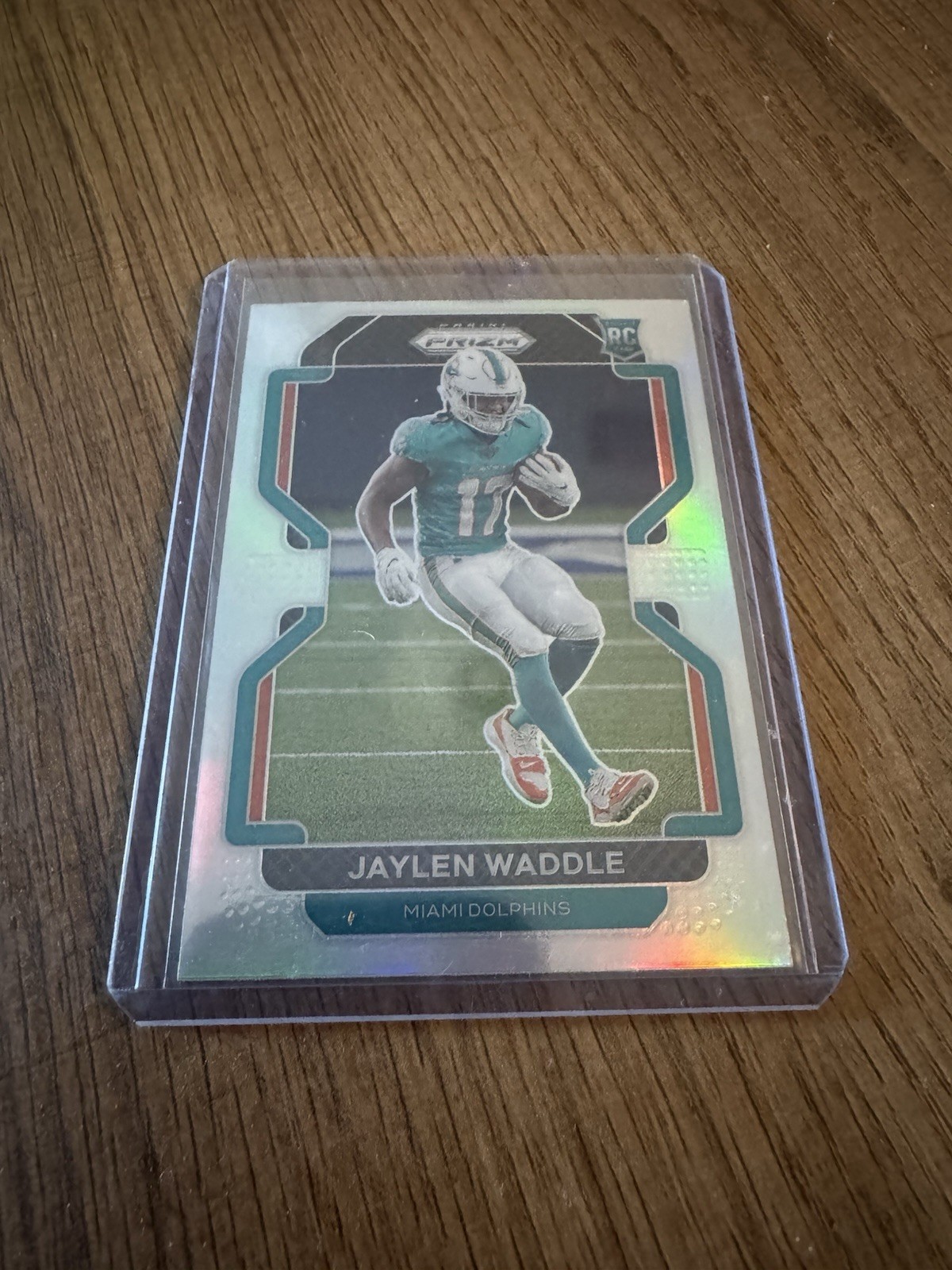 2021 Panini Prizm - Rookie Jaylen Waddle #338 Silver Prizm (RC)