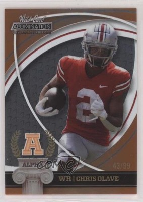 2021 Alumination NIL Collegiate Edition Alpha Orange 40/99 Chris Olave 1u6