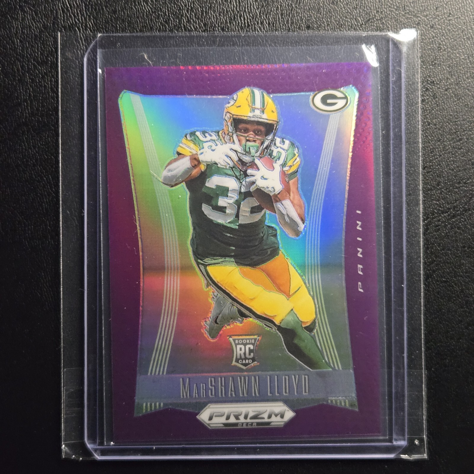 2024 Panini Prizm Deca Marshawn Lloyd /99 Rookie Purple Prizm RC #115 Packers