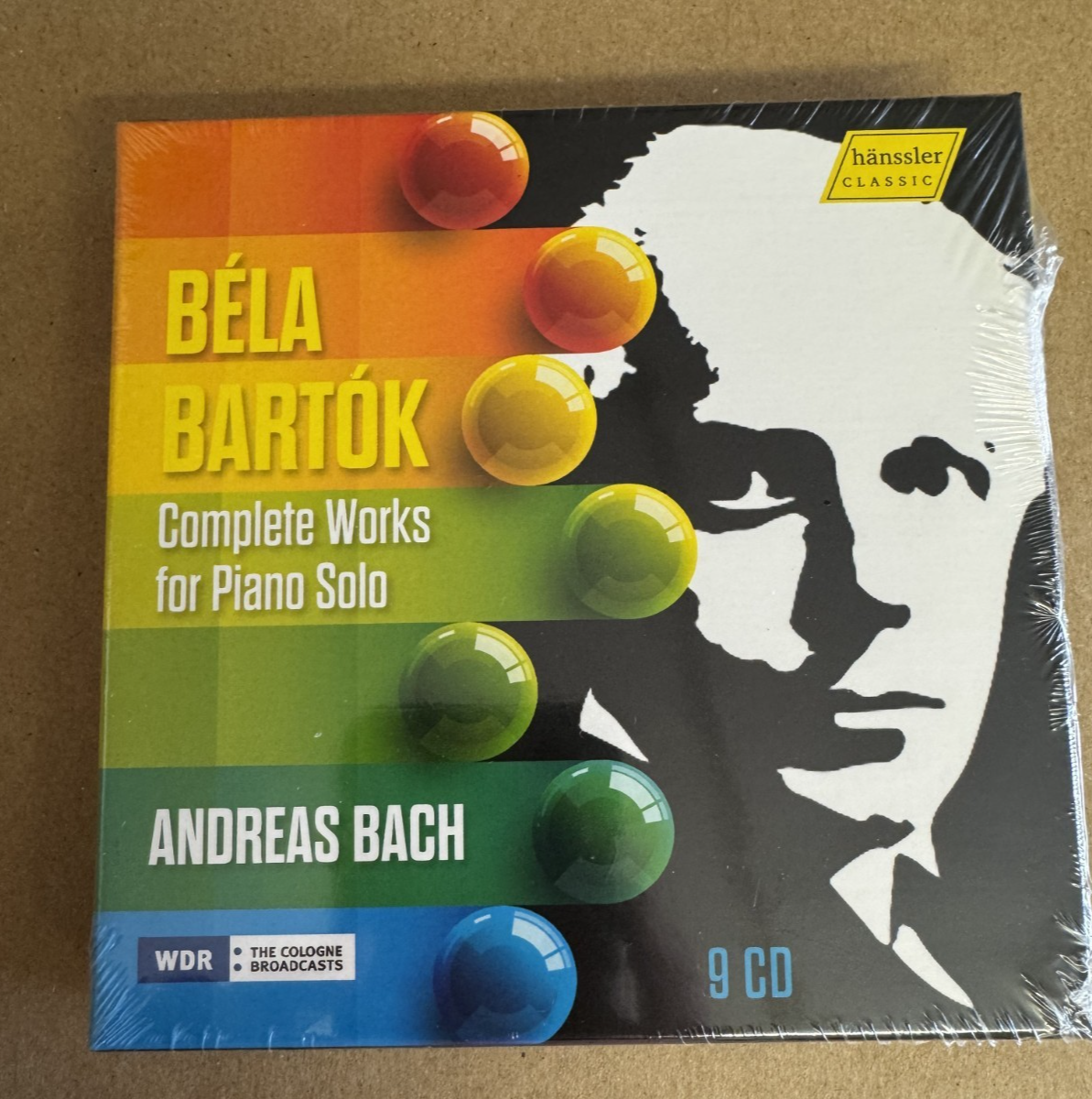Bela Bartok: Complete Works for Piano Solo Andreas Bach 9 CD box set NEW