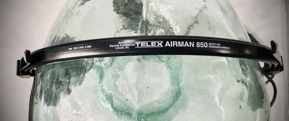 Auriculares de Aviación Telex Airman 850 - Doble Enchufe - ¡Leer! Foto 4 de 4