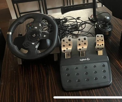 Logitech G920 Driving Force Racing Wheel - Black (941-000121) + H-Shifter