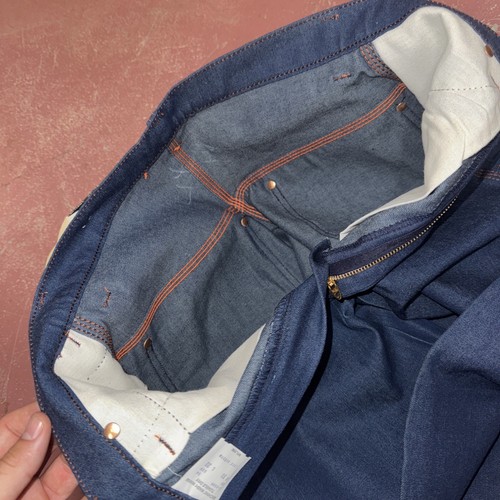 Nos Vintage 60s 70s Dee Cee Jeans 30x32 Blue Made In USA Rare - Picture 5 of 9