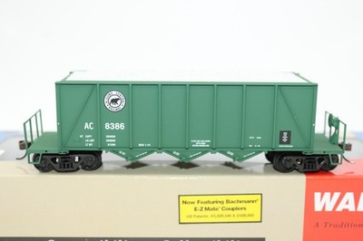 Walthers HO Scale Algoma Central 40' 100 Ton Ortner Aggregate Hopper Car #8386