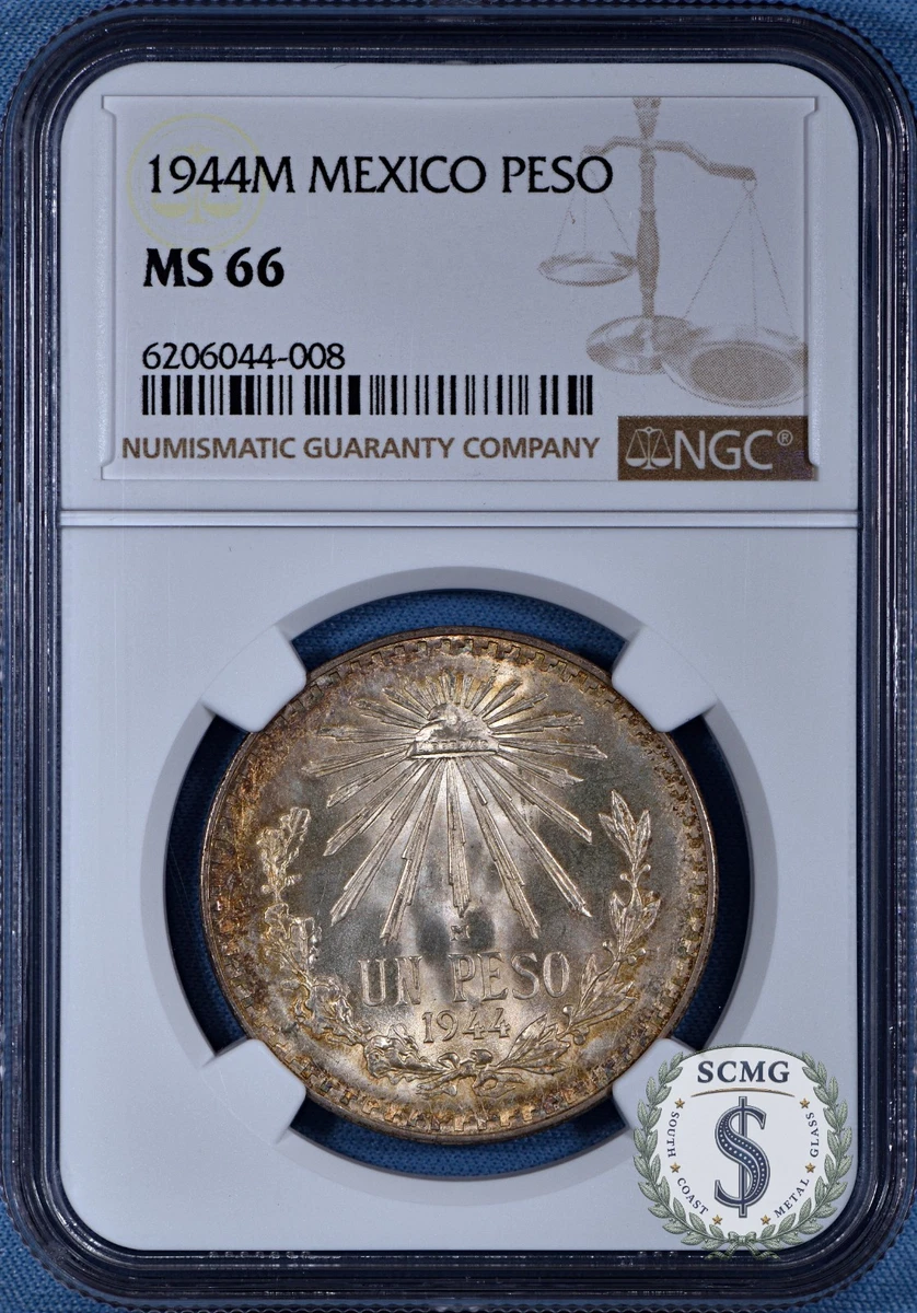 MS 66 Graded 1944 Year Mexican Coins for sale | eBay