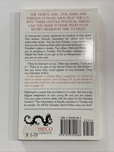 Escape (Choose Your Own Adventure #8) by R. A. Montgomery Chooseco 001 - Picture 2 of 3