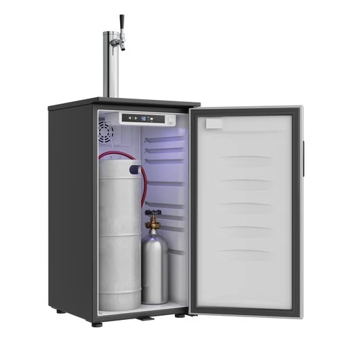 EdgeStar KC1000 Stainless Steel 18"W Kegerator With Blue Led Light - Picture 11 of 11