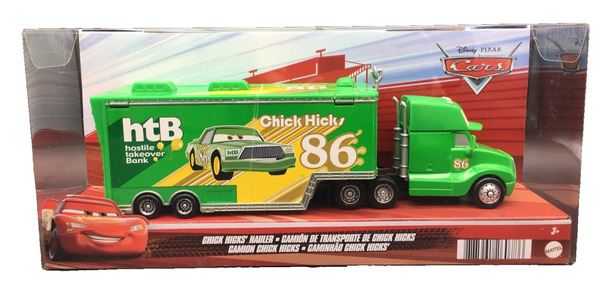チック　ハウラー　カーズ　マテル　cars mattel Mattel Disney Cars Chick Hicks Hauler (open amd load) for sale