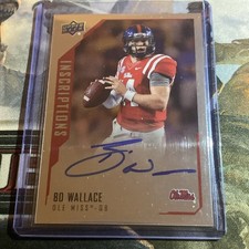 2015 Upper Deck Inscriptions - Bo Wallace #BW (AU, RC)
