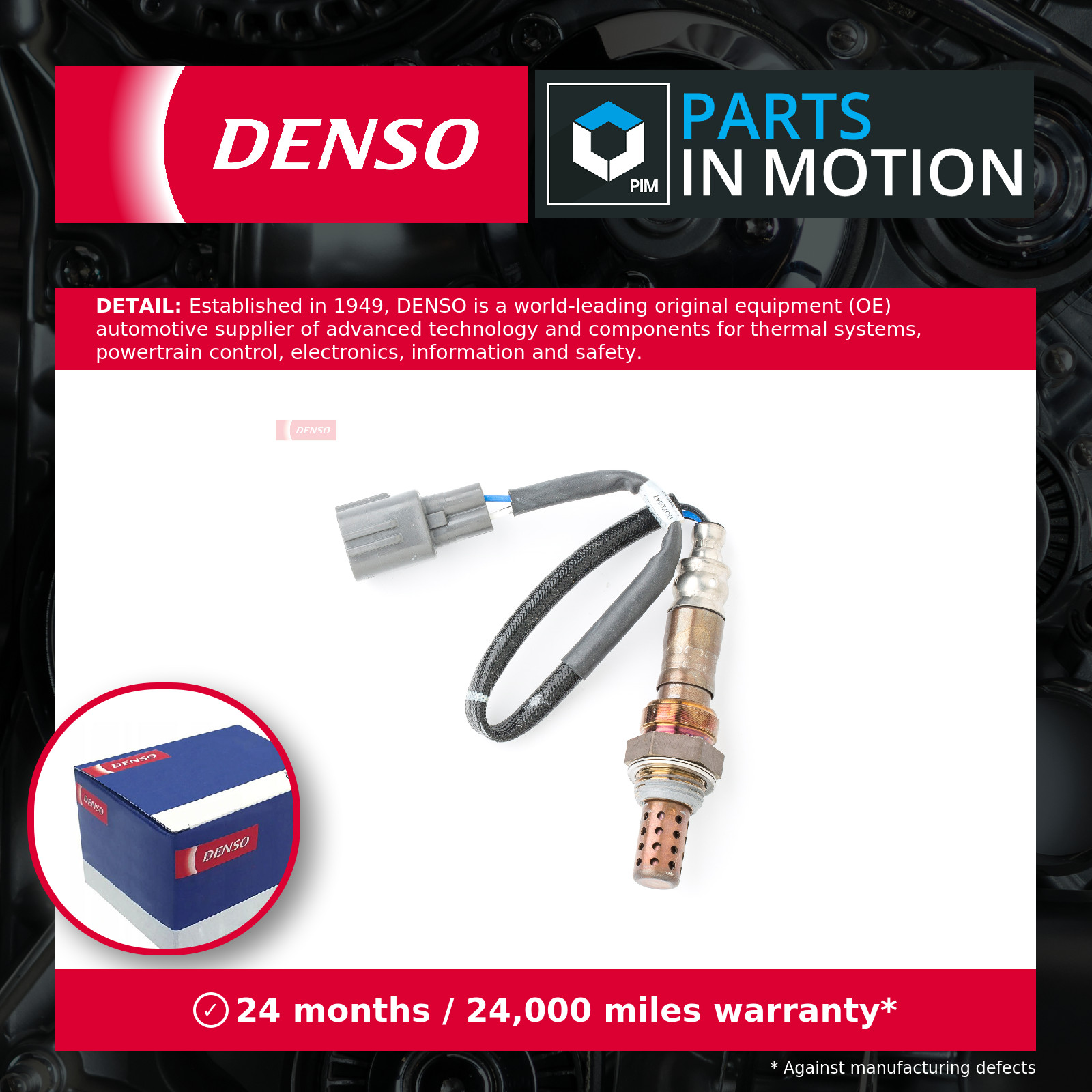 Lambda Sensor fits TOYOTA WINDOM V3 3.0 Post Cat 01 to 04 1MZ-FE Oxygen Denso