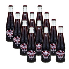 Dr Pepper Real Sugar Soda 12 Ounce 12 Bottles