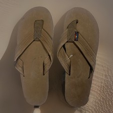 RAINBOW Women  s Leather Sandals US Size 6.5-7.5