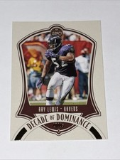 RAY LEWIS 2021 Panini Legacy DECADE OF DOMINANCE Insert #DD-15 Ravens