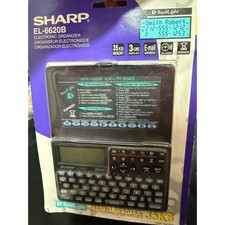 Sharp EL-6620B Electronic Organizer 35KB Backlit Memo Master Vintage New