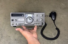 KENWOOD TRIO TS-120S HF Band CW/SSB 100W Transceiver Amateur Ham Radio with Mic