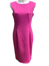 Calvin Klein cap sleeve size 14 magneta dress