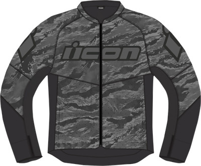 ICON Hooligan CE Tigersblood  Motorcycle Jacket 2XL Gray with Impact Protectors