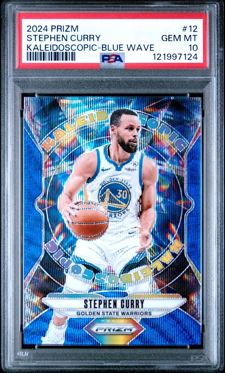 2024-25 Panini Prizm - Kaleidoscopic Stephen Curry #12 Blue