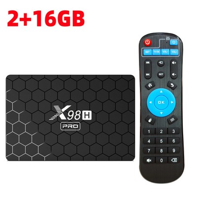 H Pro Smart TV Box 6K 2.4&5G Wifi6 BT 1000M LAN Google Voice Assistant Android 1