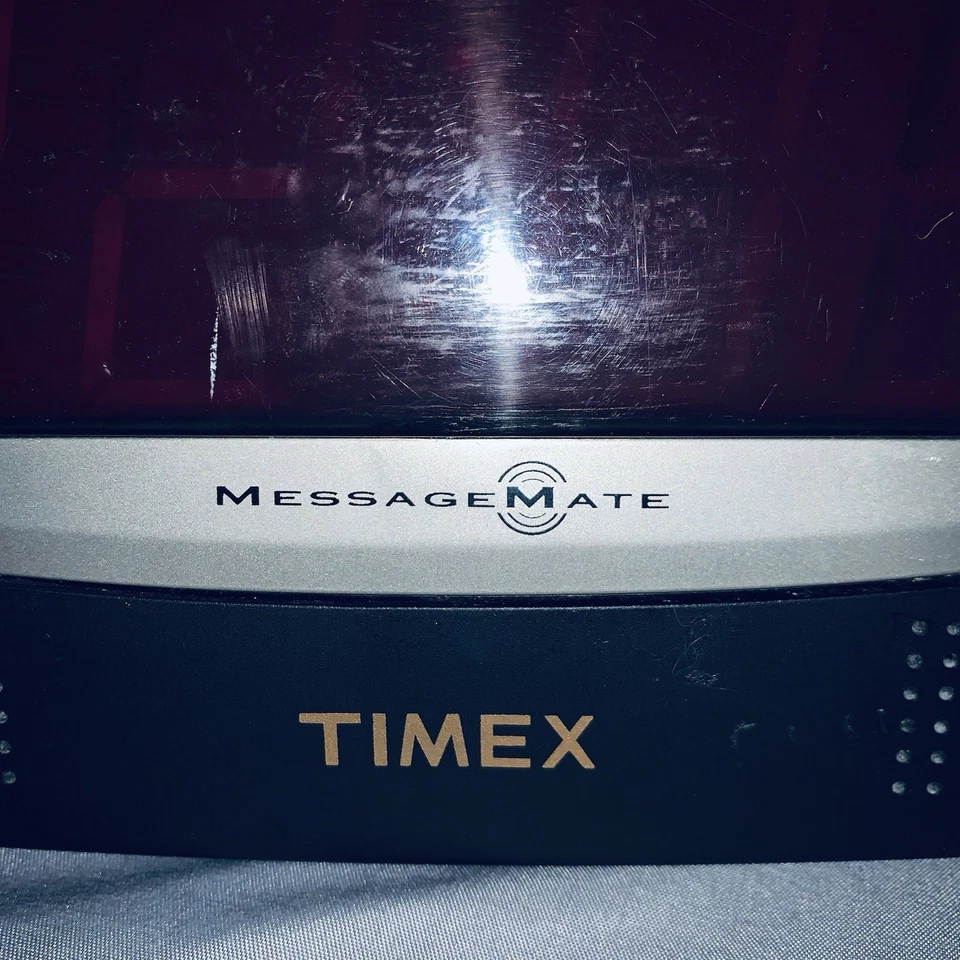 Timex Message Mate Alarm Clock T151B - Digital Display with Voice Recording - Image 4 of 4