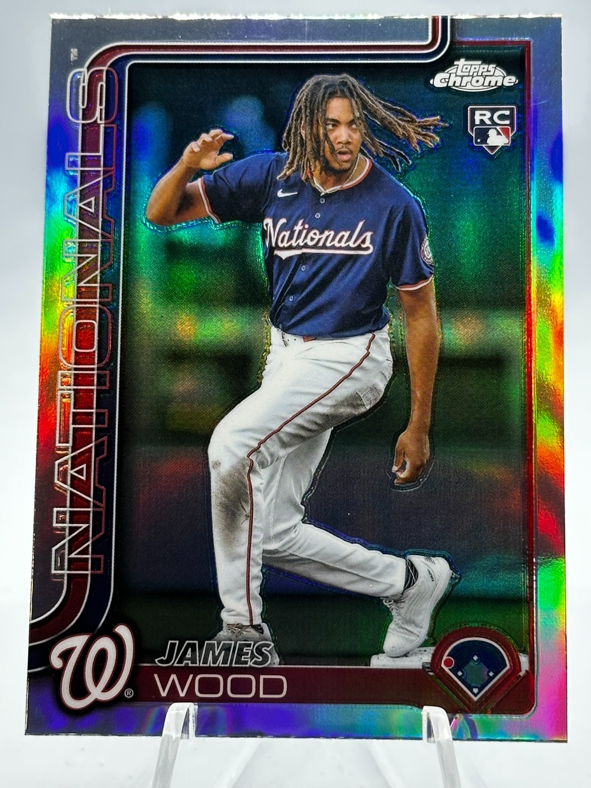 2025 Topps Chrome - Image Variation James Wood #132 (RC)