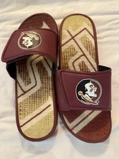 FLORIDA STATE SEMINOLES NCAA MENS GRADIENT WORDMARK GEL SLIDE | SIZE L