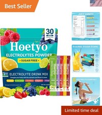 Electrolytes Powder Packets - Sugar Free Electrolyte Powder Drink Mix - 30 Stick